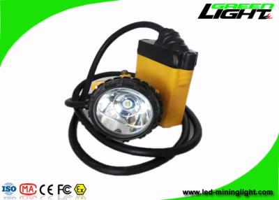 China 10.4Ah 25000 Lux Led Safety Cap Lamp SOS GL12-A a prueba de explosiones con el cable en venta