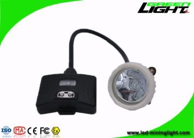 China Corded Mining Hard Hat Light 10000 Lux Rechargeable Miners Headlamp 5200mAh Li-ion Battery With Rear Warning Light for sale
