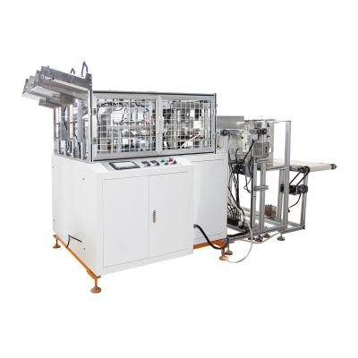 China Round Rectangle Disposable Paper Plate Making Machine With 2 Workstations for sale