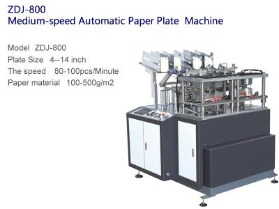 China Medium Speed  Fully Automatic Paper Plate Machine 80-110pcs/Min for sale
