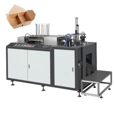 China PLC Control Paper Lunch Box Making Machine Hot Melt Forming for sale