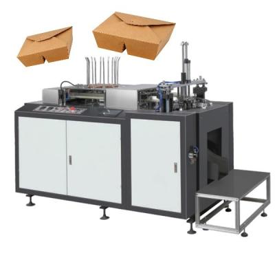 China High Speed Paper Lunch Box Making Machine Automated Energy Saving for sale