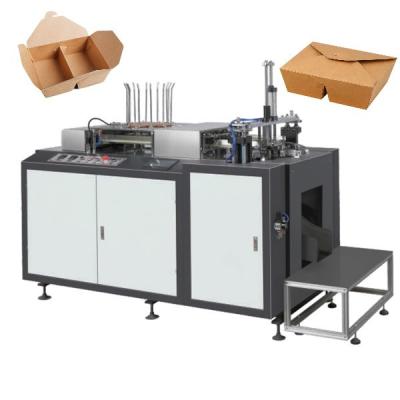 China Automatic Three Dimensional Paper Lunch Box Making Machine 30-50pcs/Minute for sale