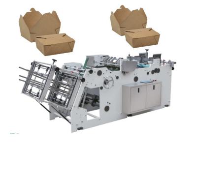 China Three Dimensional Pizza Box Forming Machine Disposable Food Container Machine for sale