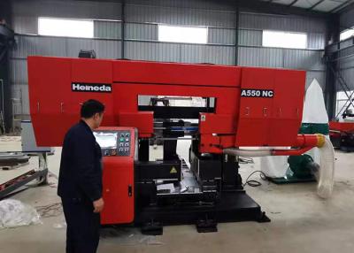 China heavy duty Maximum Width 550mm CNC Horizontal Band Saw Machinery A550NC en venta