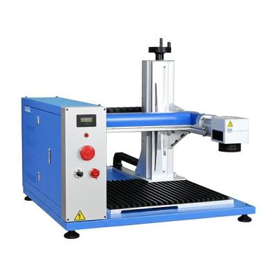 中国 テーブルトラベル 200*200*60mm ファイバーレーザー彫刻機 空気冷却システムと非消費用 販売のため