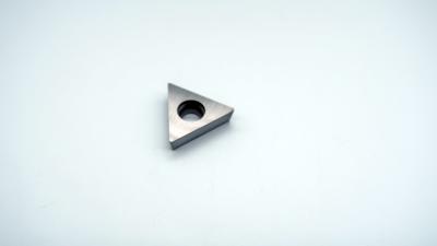 China Triangle Shape Anti Deformation PCD Cutting Inserts High Reliability for sale
