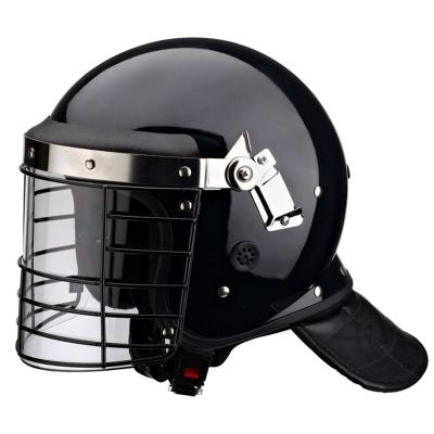 中国 ポリカーボネートのPCの反暴動のヘルメットのABSは鋼鉄網と殻から取り出す 販売のため