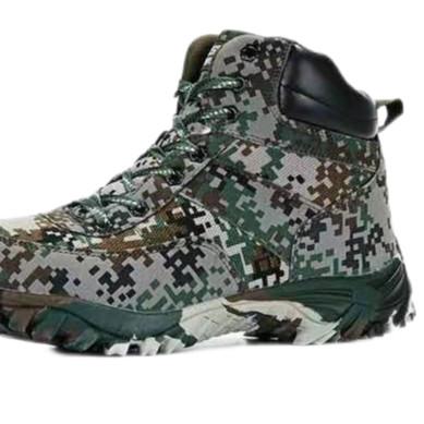 China Canvas Camouflage Cotton Military Leather Boots Warm Windproof for sale