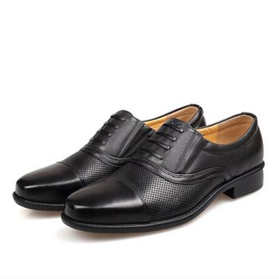 China Stitching Exquisite Military Dress Shoes Oxford Leather Low Top Odorless for sale