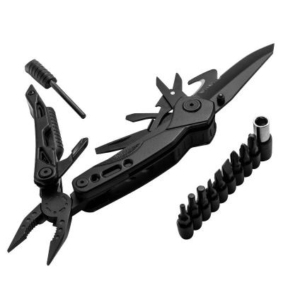 China Multifunctional Combination Cutting Plier Black Stainless Steel for sale