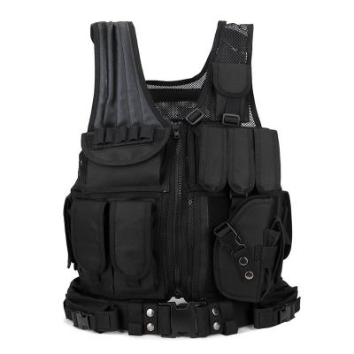 China 600D Camouflage Hunting Tactical Vest Breathable Army Combat Vest for sale