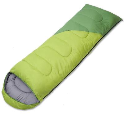 China Cotton Spliced Military Camping Gear Travel 190T Polyester Envelope Sleeping Bag for sale