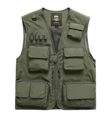 China Multi-Pocket Vest Undershirt Outdoor Fishing Gear Hiking Travel Journalist Photography Camping for sale