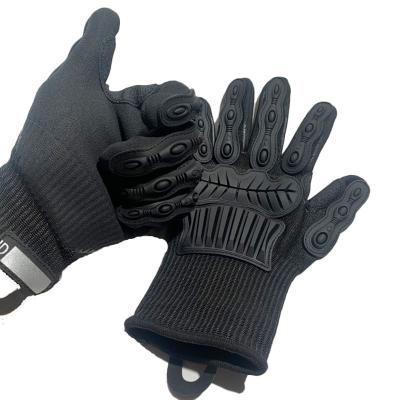 China Level 4 Tactical Military Gloves HPPE Anti Tear Full Finger Tactical Gloves for sale