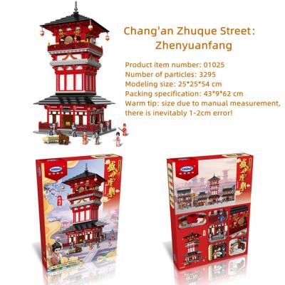 China Tang Dynasty Modern Military Models Architecture ABS Plastic for sale