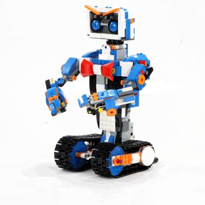 China High Simulation Remote Control Robot Toy 2.4G Intelligent Assembly Toy ABS for sale