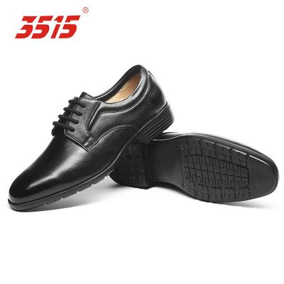 China Breathable Lace Up Military Dress Shoes Pigskin Lining Business Formal Shoes Genuine Leather for sale