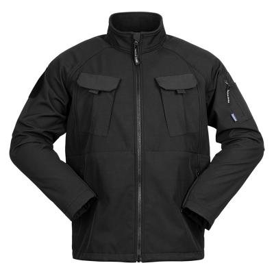 中国 5%のスパンデックスの軍の冬のコートのSoftshellの防風のジャケット95%ポリエステル 販売のため