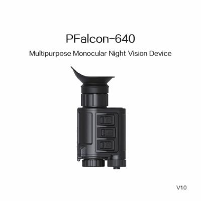 中国 PFalcon-640 サーマル モノキュラー ナイト ビジョン 赤外線 サーマル イメージング 350 G 販売のため