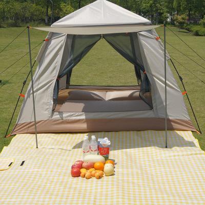 China Automatic Quick Opening Tent Thickened Outdoor Camping Home Four Sided Tent for sale