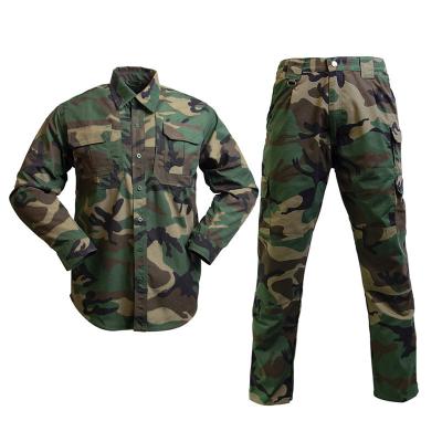 China Tactical Camouflage Combat Uniform Custom Military Woodland Camouflage Uniform for sale