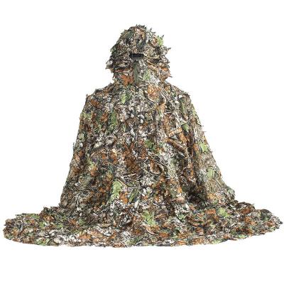 China 3D Maple Leaf Camouflage Suit Jungle Camouflage Ghillie Suit for sale