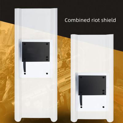 China 1.2M/1.6M Combined Riot Shields Extended Protection PC Transparent Shields Te koop