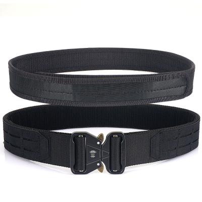 Chine 2 Inch Nylon Tactical Belts Quick Release Metal Buckle Military Tactical Hunting Combat Belt à vendre