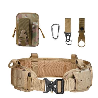Chine CP Camouflage Tactical Waist Strap Belt Military Tactical Hunting Combat Belt à vendre