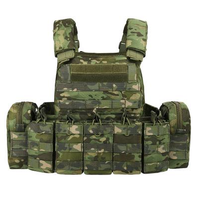 China Ruin Camo 1000D Polyester Military Tactical Vest Adjustable Waist Wear-resistant for sale