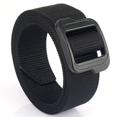 China 3.8cm Military Woven Belt Double Nylon Tactical Belt Wear Resistant for sale