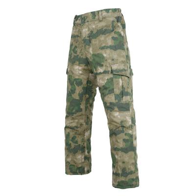 China Russian FG Camouflage Polyester Cotton Thickened Heat Reflective Combat Pants for sale