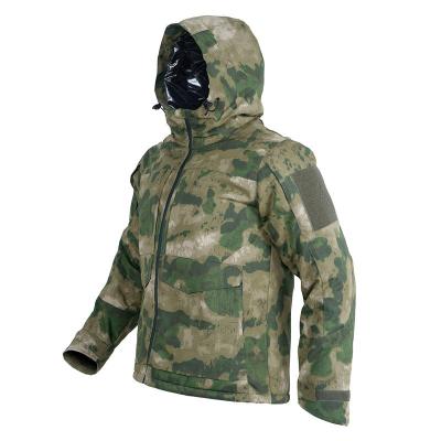 China Camoflagem FG personalizada uniforme reflector térmico casaco tático casaco de camuflagem à prova de vento à venda