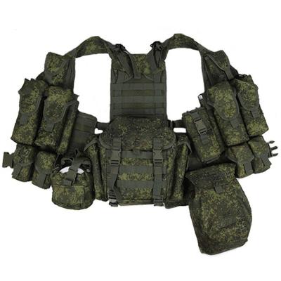 China Quick Dry Russian Camo Tactical Vest Wear Resistant Multi Pocket With MOLLE for sale