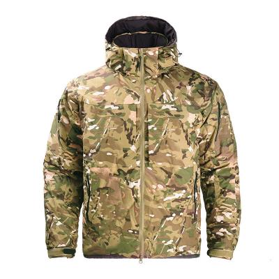 China 90% White Duck Down Tactical CP Camouflage Waterproof Jacket Suit for sale