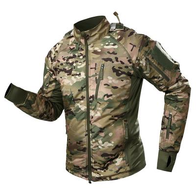 China CP Camouflage Fleece Jacket Camouflage Military Tactical Jacket for sale