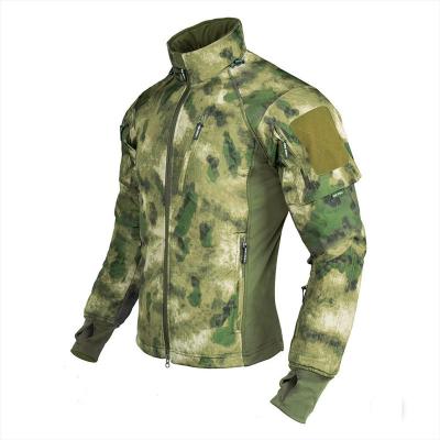 China Camuflaje FG Vello ligero chaqueta táctica militar impermeable en venta