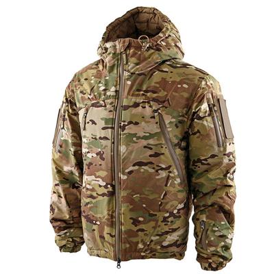 China 3XL Poliéster resistente al frío Militar Camo Acolchado chaqueta táctica Multicam en venta