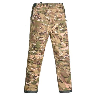 China 3XL Heat Storage Military Tactical CP Camo Cotton Pants with Side Zipper for sale