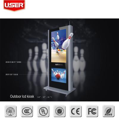 China 52 Inch Floor Standing Digital Signage High Class Metal Material Shell for sale