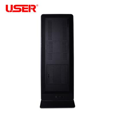 China 55 Inch Free Standing LCD Digital Signage Vertical Network Android for sale