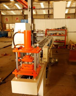 China 75mm Roller Shutter Door Roll Forming Machine With Punched Hole Or Punched Slot for sale
