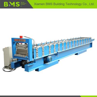 China Joint Hidden Roof Wall Panel Cold Roll Forming Machine 0.4-0.8m Thickness for sale