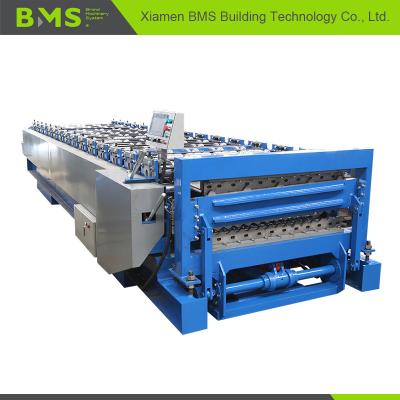 China Stable Double Layer Roll Forming Machine , Metal Roof Panel Roll Forming Line for sale