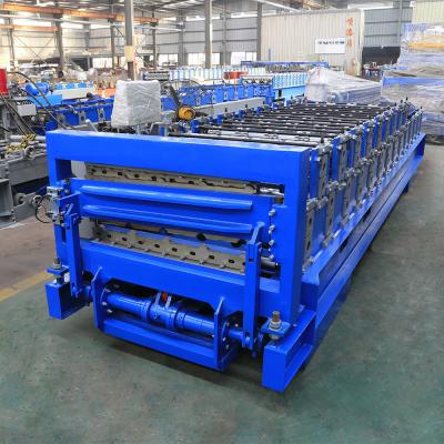 China Industrial Double Layer Roof Panel Roll Forming Machine High Efficiency for sale