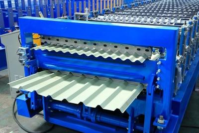 China 12-15m/Min Double Layer Roll Forming Machine , Metal Roofing Panel Roll Former for sale