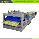 China Industrial Steel Glazed Roof Tile Roll Forming Machine 7800*1500*1600mm for sale