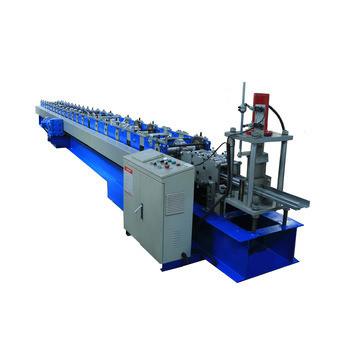 China Color Material Roller Shutter Door Roll Forming Machine For Roller Shutter Guide for sale