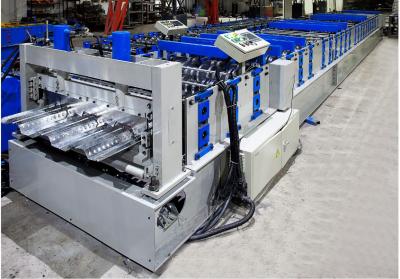 China Metal Deck Roll Forming Machine , Floor Tiles Manufacturing Machines Fully Auto for sale